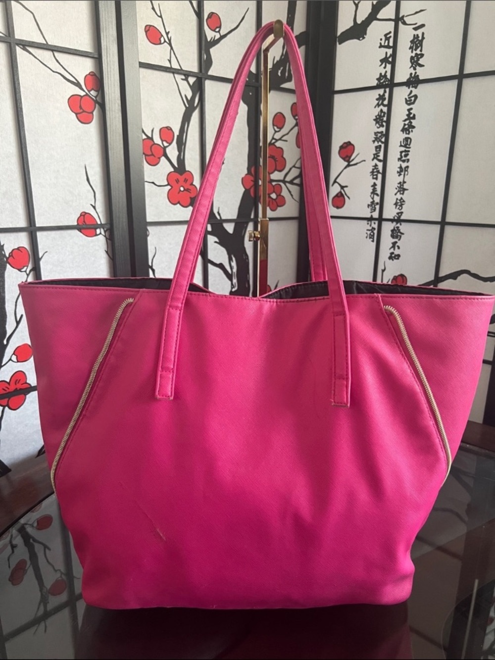 Juicy Couture Hot Pink 'Wear Me!' Tote - Picture 2 of 7